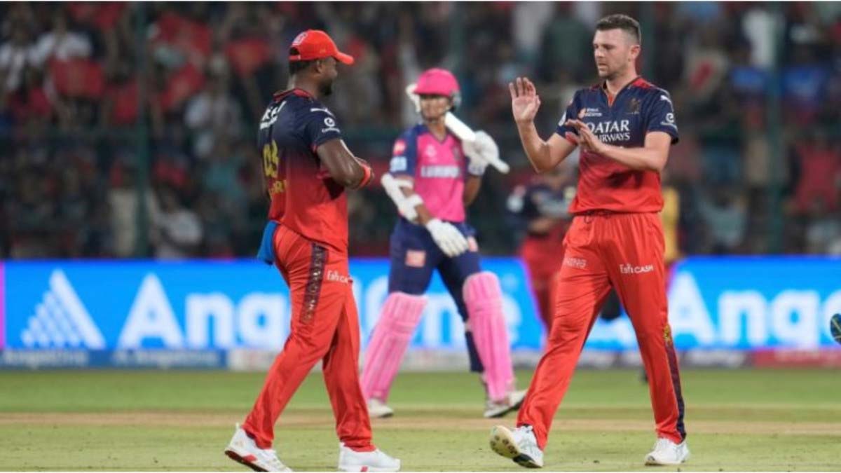 IPL 2025 : रॉयल चैलेंजर्स बेंगलुरु ने राजस्थान को 11 रन से हराया