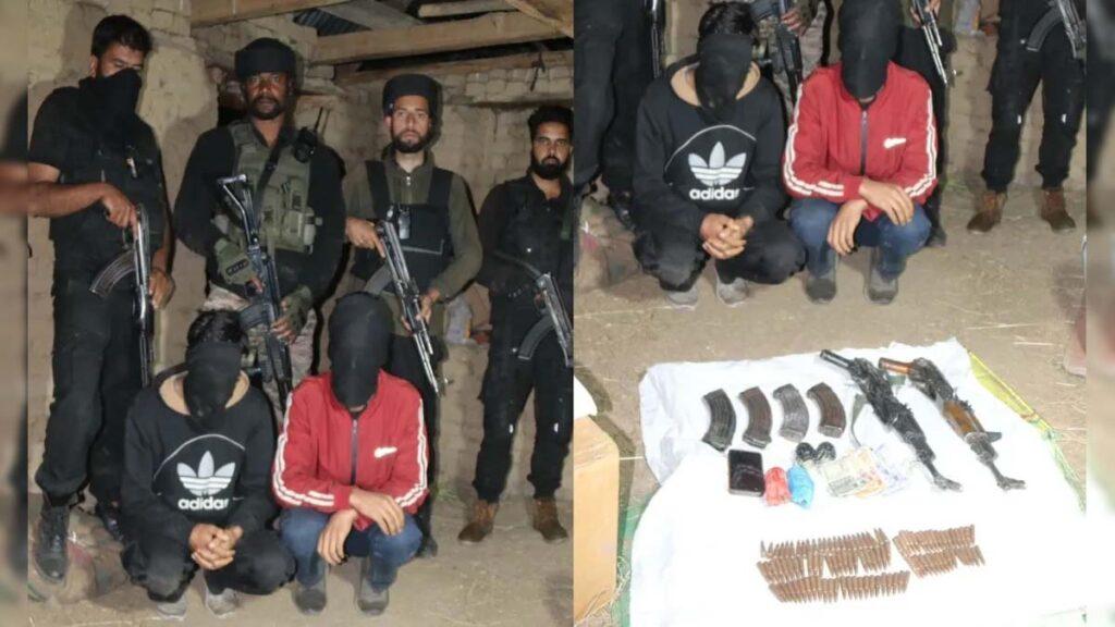J&K : सुरक्षाबलों के हाथ लगी बड़ी कामयाबी, LeT के दो हाइब्रिड आतंकी भारी मात्रा में हथियार सहित गिरफ्तार