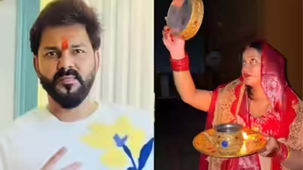 विवादों के बीच ज्योति ने रखा पति पवन सिंह के लिए करवा चौथ का व्रत