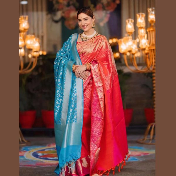 जितिया व्रत रखने वाली महिलाएं पहनें Ankita Lokhande जैसी लाल साड़ियां